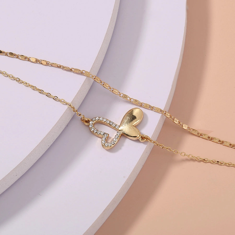 Jewelry IG Style Preppy Style Geometric Butterfly Copper Bracelets