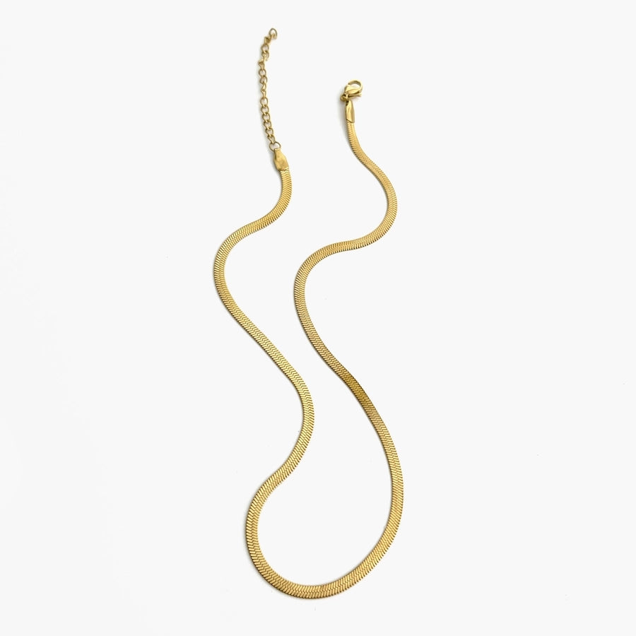 Jewelry Vintage Style Classic Style Geometric 316L Stainless Steel  18K Gold Plated Necklace