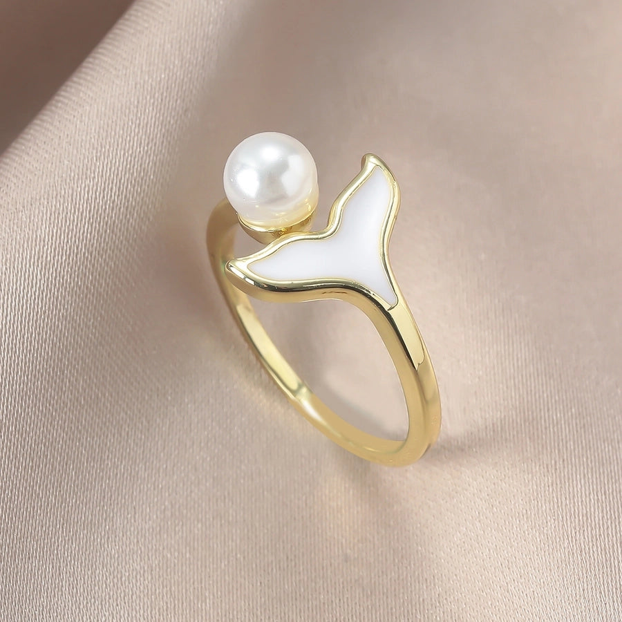 Elegant Simple Style Geometric Alloy Adults Rings