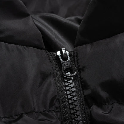 Women's Streetwear Solid Color Zipper Coat cotton clothes