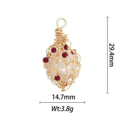 1 Piece Copper Geometric Devil's Eye Star Pendant