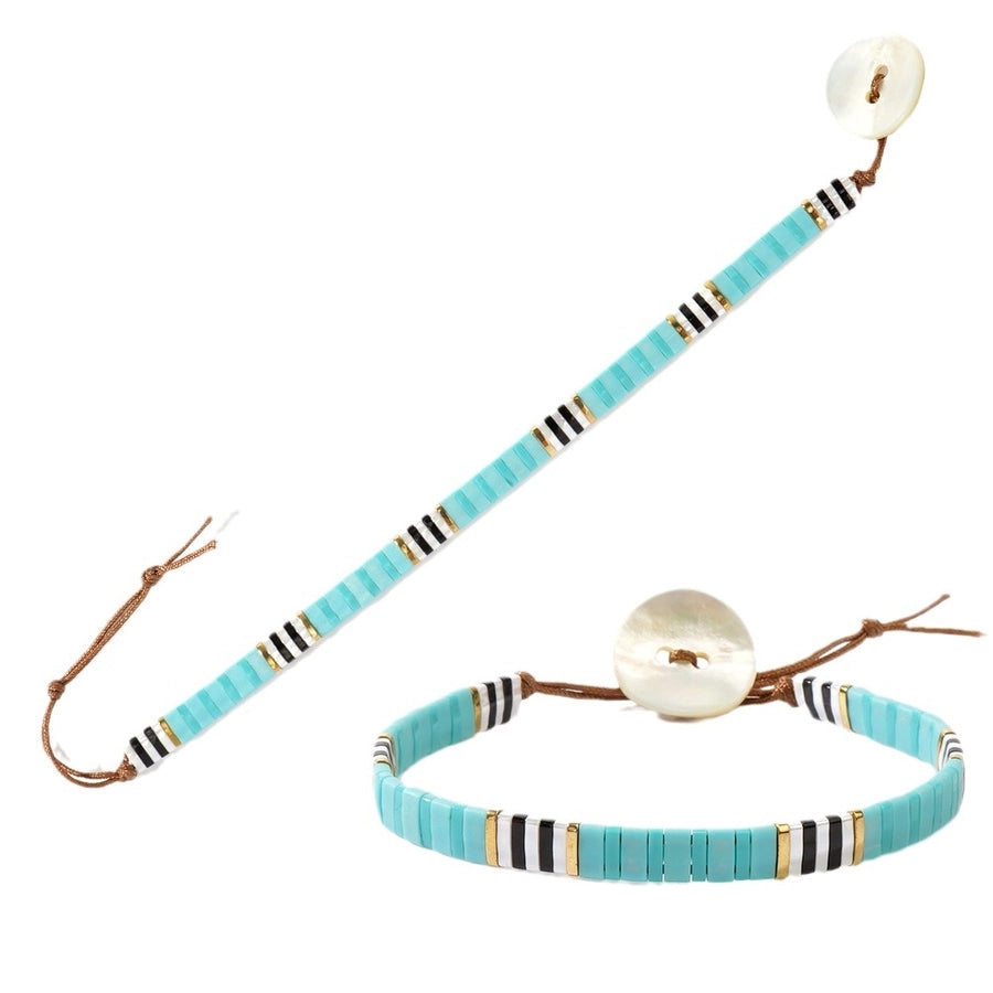 Retro Bohemian Round rope Shell Beaded Chain Beaded Bracelets