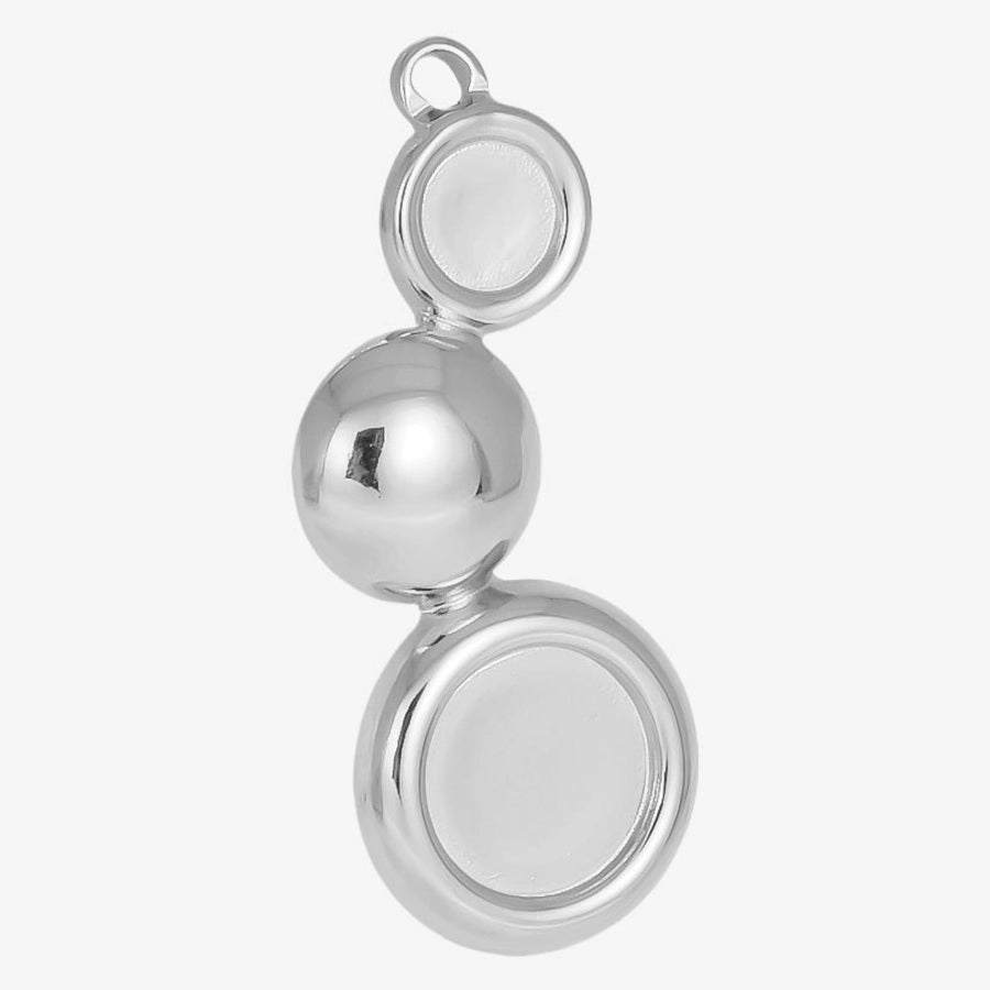 1 Piece 35*15mm 304 Stainless Steel 18K Gold Plated Geometric Pendant Jewelry Accessories