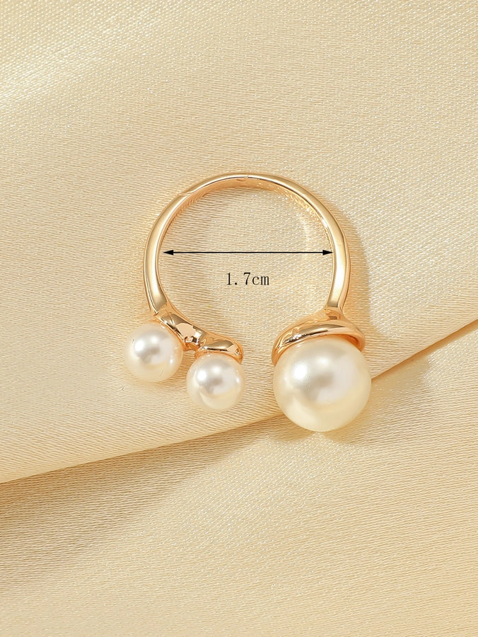 Elegant Simple Style Geometric Alloy Adults Rings
