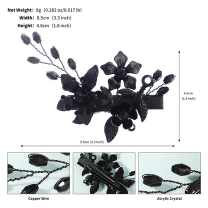 Women's Elegant Simple Style Leaf Iron Hair Clip