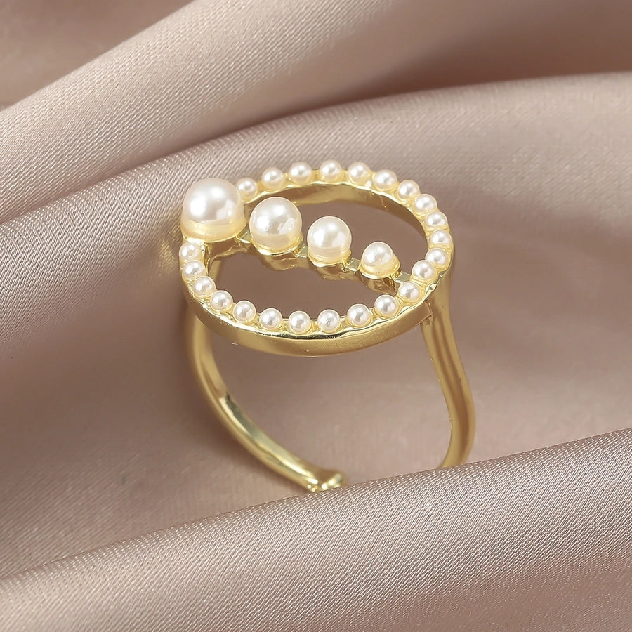 Elegant Simple Style Geometric Alloy Adults Rings