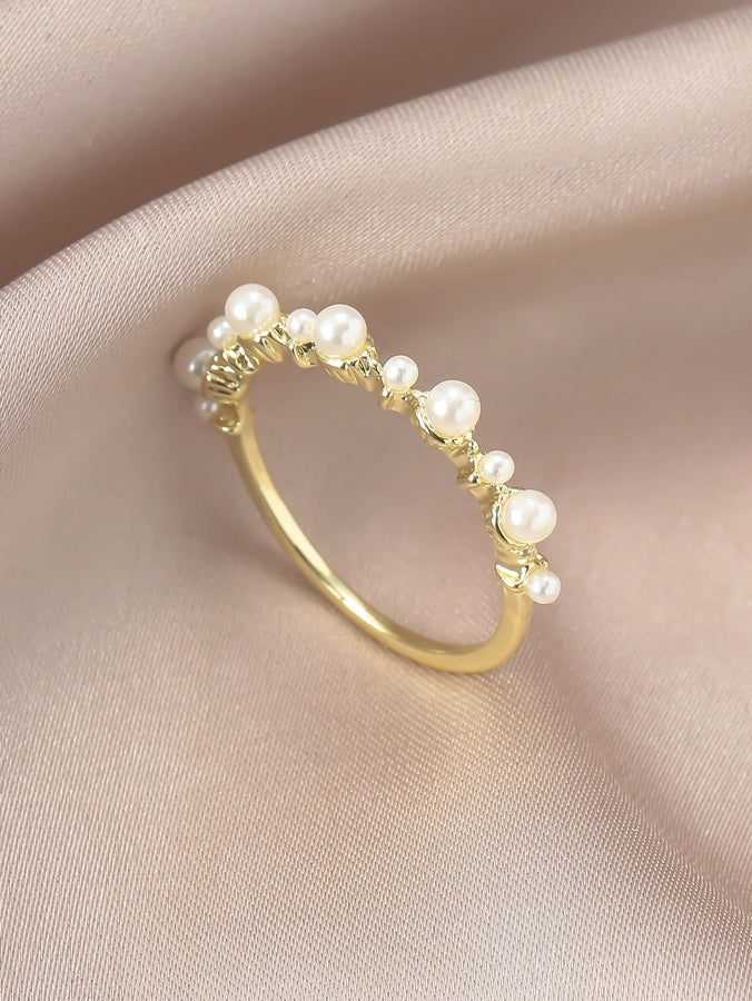 Elegant Simple Style Geometric Alloy Adults Rings