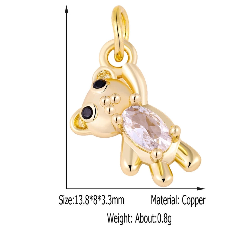 1 Piece 8.5*11.5mm Copper Geometric Pendant Jewelry Accessories