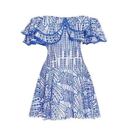Women's Sheath Dress Vacation Simple Style Boat Neck Short Sleeve Solid Color Above Knee Holiday