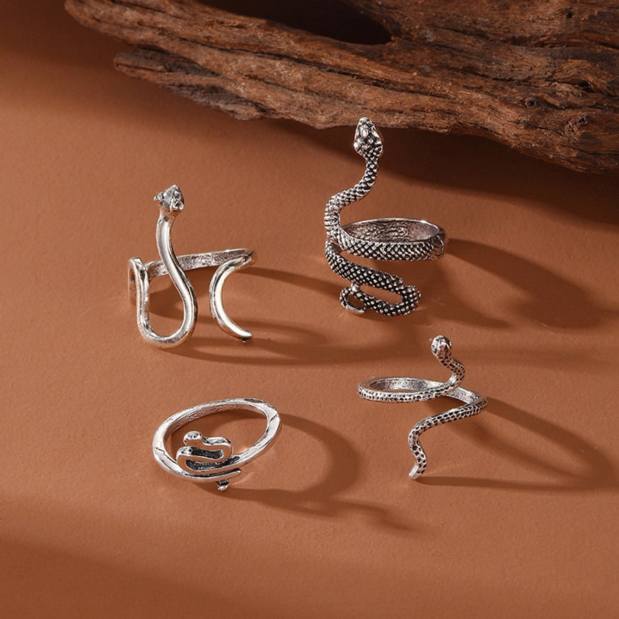 IG Style Y2K Hip-Hop Snake Alloy Women's Men's Rings