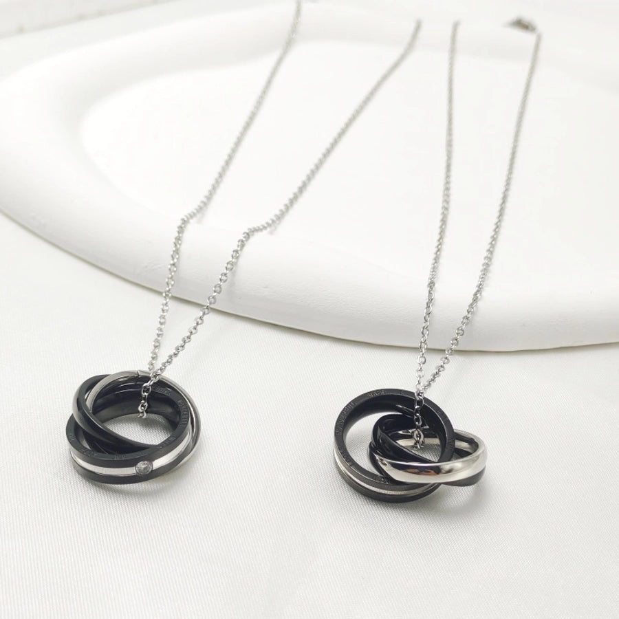 Jewelry Hip-Hop Boyfriend Letter 304 Stainless Steel Sweater Chain