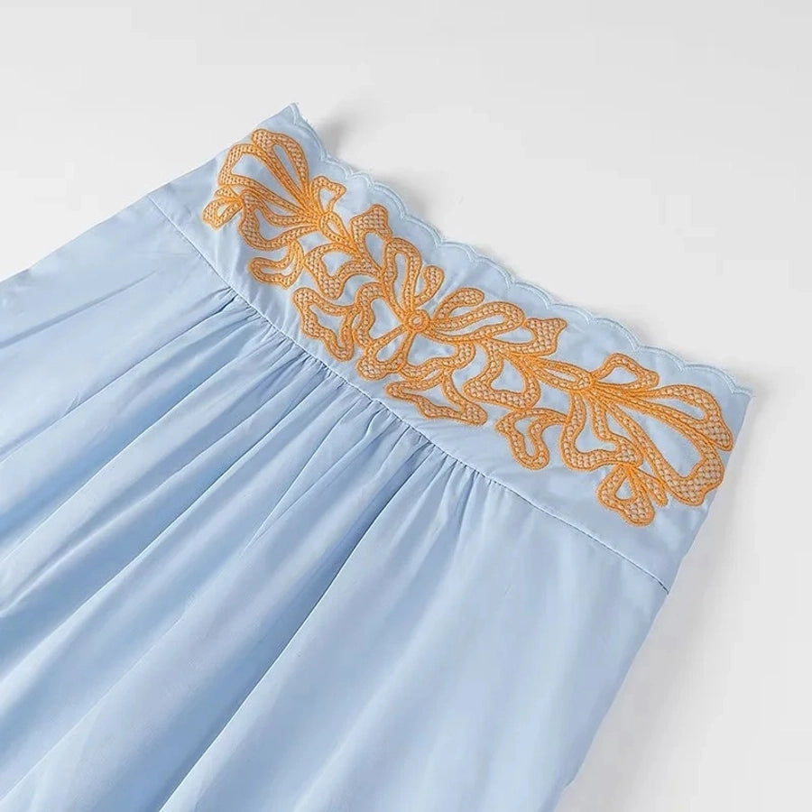 Daily Women's Vacation Butterfly Polyester Printing Skirt Sets Skirt Sets