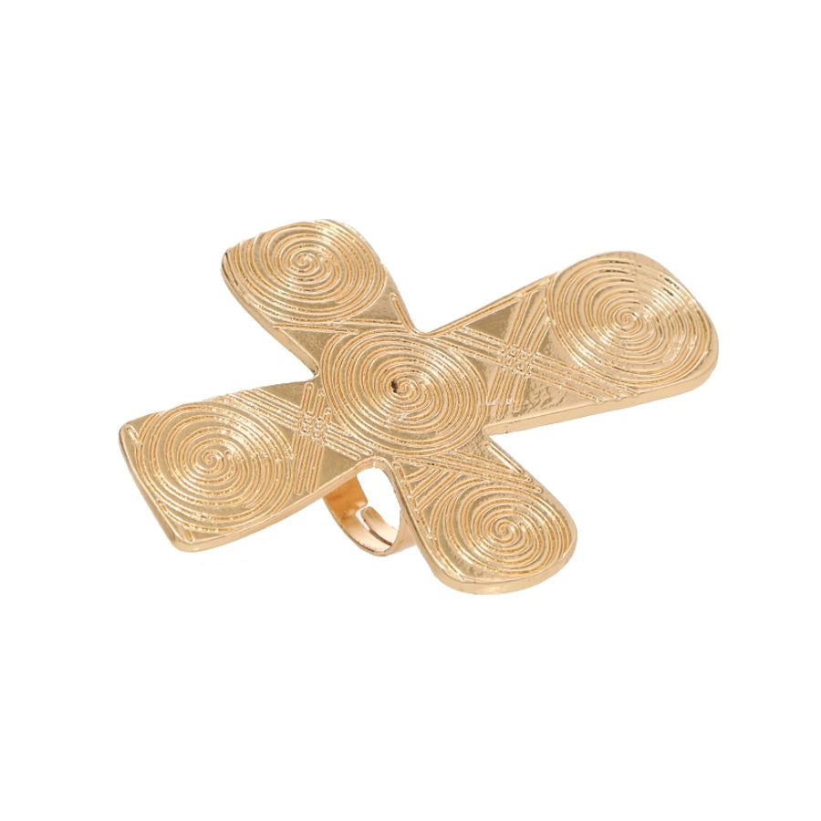 Elegant Streetwear Geometric Alloy Rhinestones Pearl Women's Rings