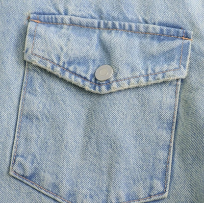 Women's Streetwear Solid Color Coat Denim Jacket