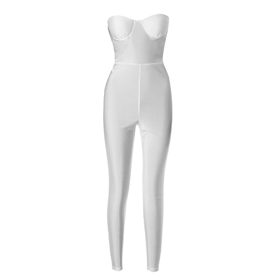 Women's Daily Streetwear Solid Color Full Length Jumpsuits
