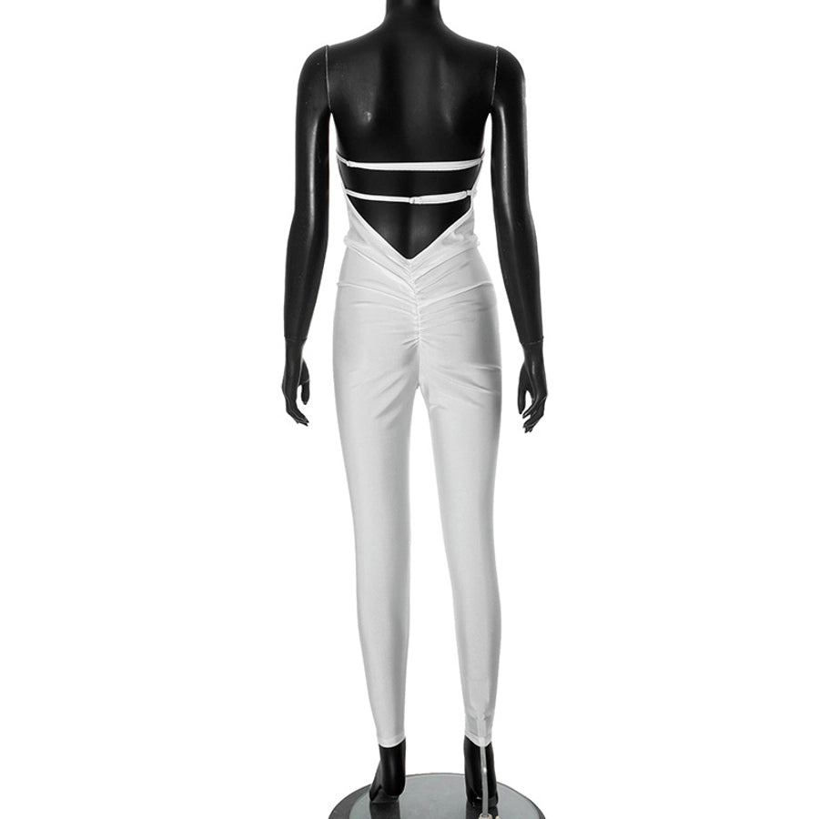 Women's Daily Streetwear Solid Color Full Length Jumpsuits