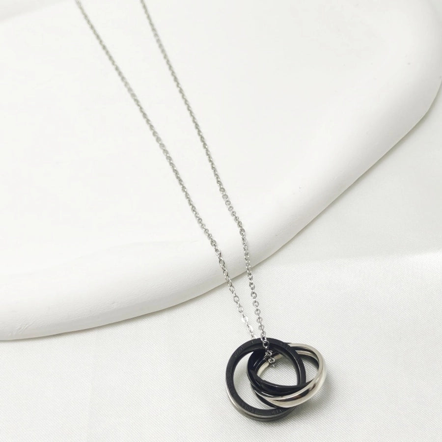 Jewelry Hip-Hop Boyfriend Letter 304 Stainless Steel Sweater Chain