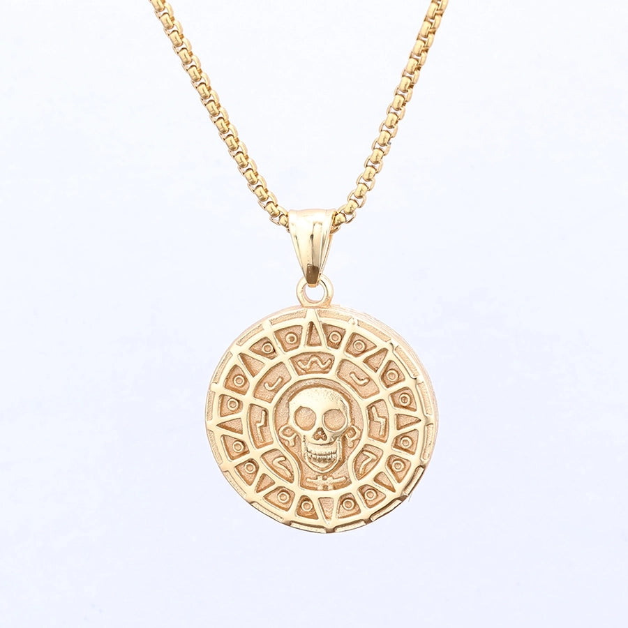 Hip-Hop Retro Skull 304 Stainless Steel Unisex