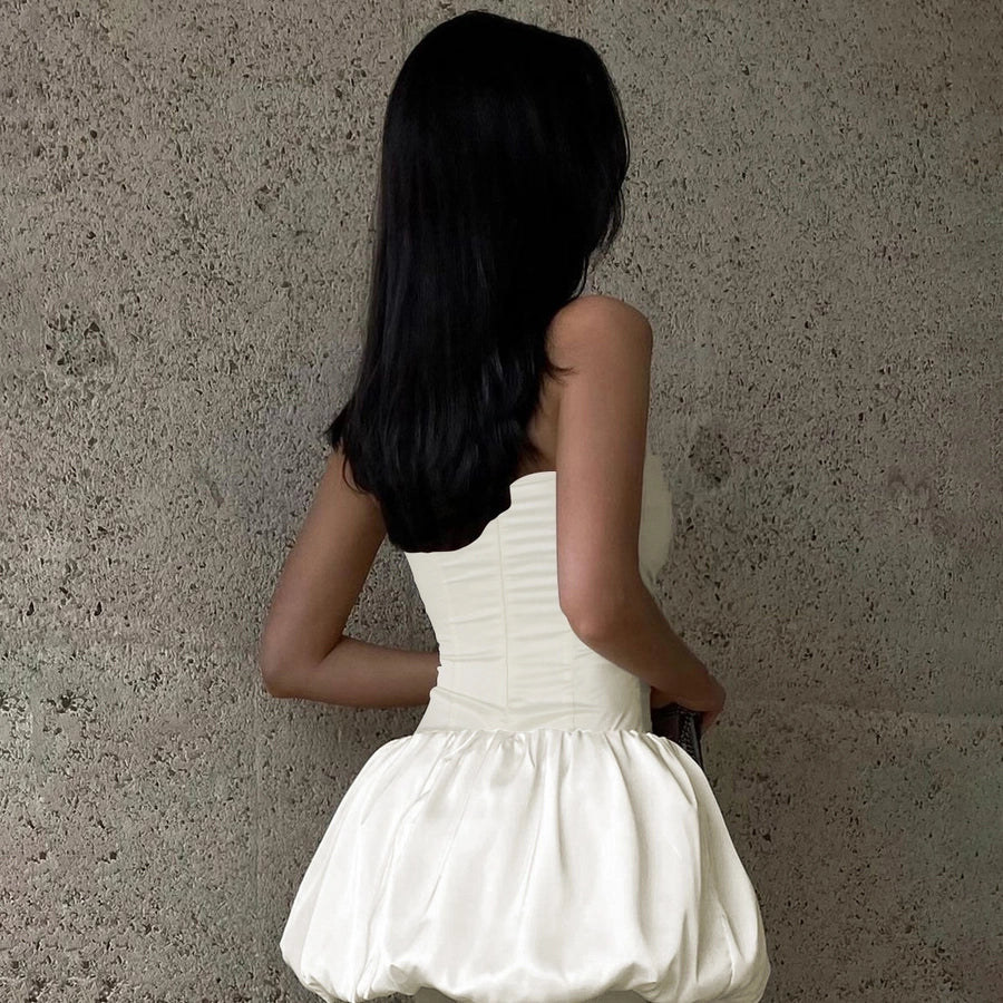 Women's Sheath Dress Sexy Halter Neck Backless Sleeveless Solid Color Short Mini Dress Banquet