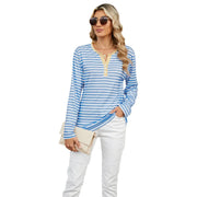 Blue and White Stripes
