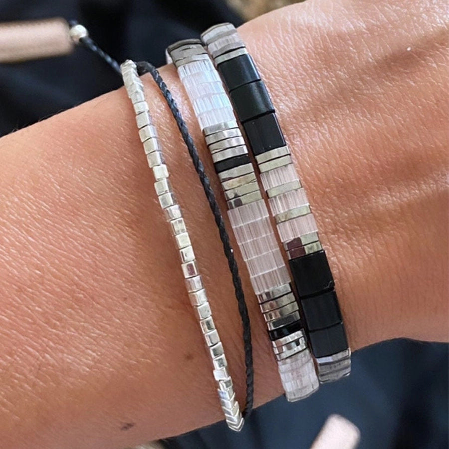 Casual Geometric Beaded  Beaded Bracelets