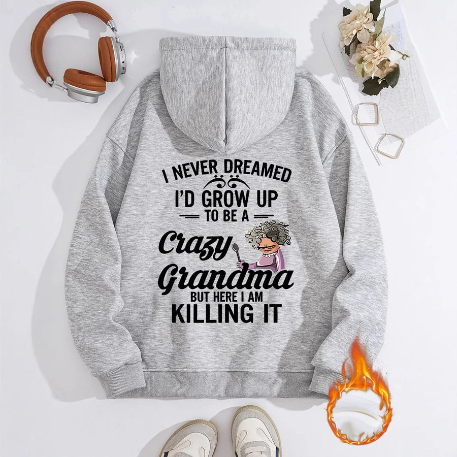 Hoodies & Sweatshirts Long Sleeve Streetwear Letter