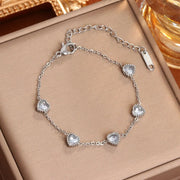 Steel Color White Diamond