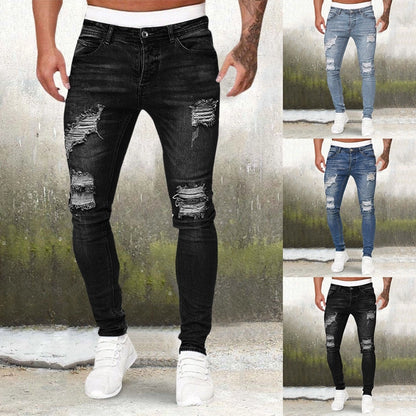 Men's Solid Color Vacation Loose Men's Bottoms