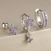 Y26266 Silver-Purple Set