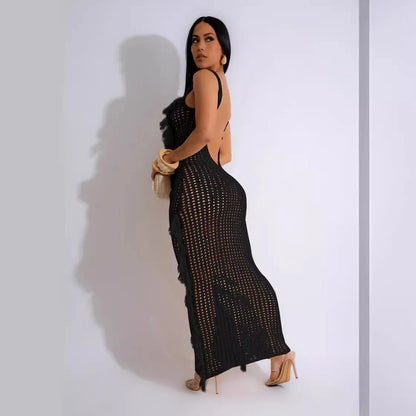 Women's Grid Elegant Sexy Cover Ups