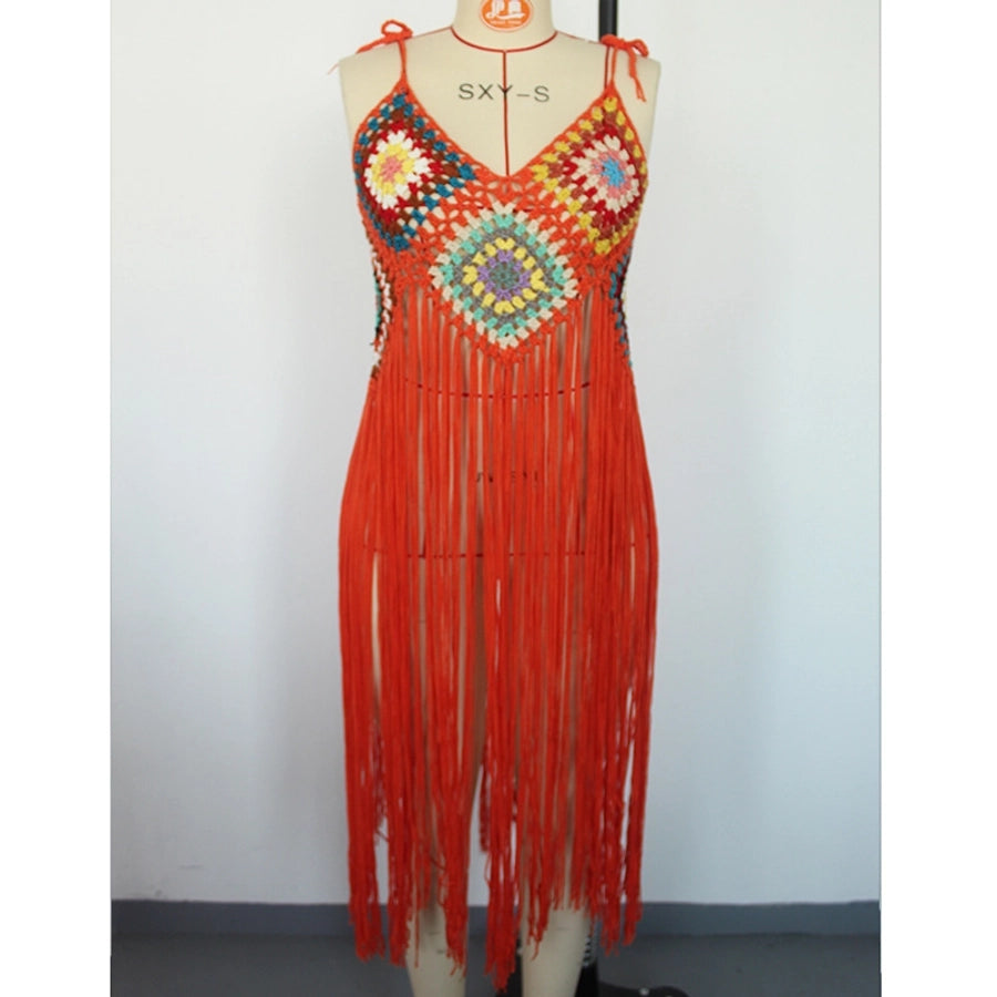 women's bohemian geometric cover ups