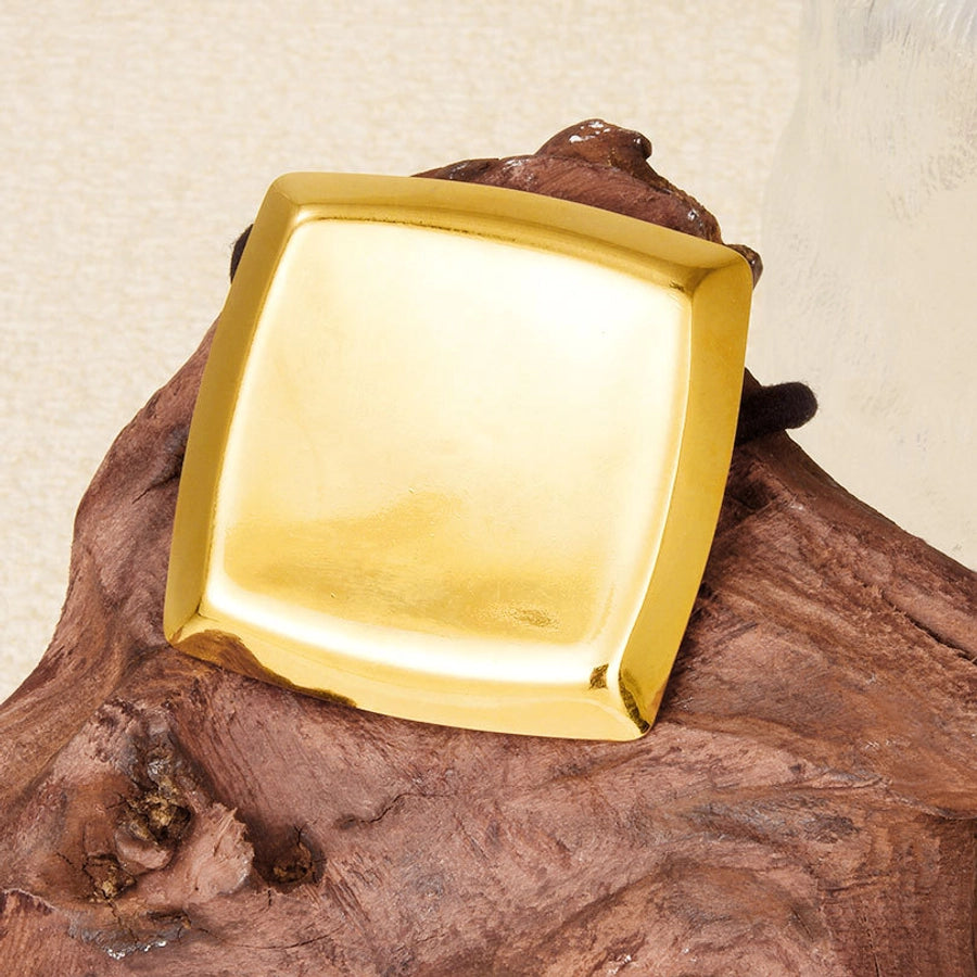 Women's Simple Style Geometric 304 Stainless Steel Plating Hair Tie