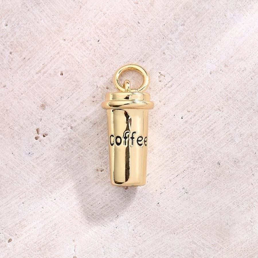 1 Pc/Package 11x9mm 12x11mm 9x8mm Hole 3~3.9mm Copper 18K Gold Plated Cherry Strawberry Pineapple Polished Pendant Jewelry Accessories