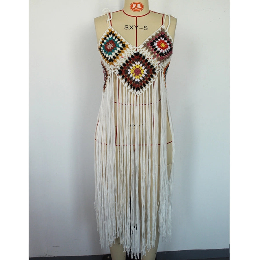 women's bohemian geometric cover ups