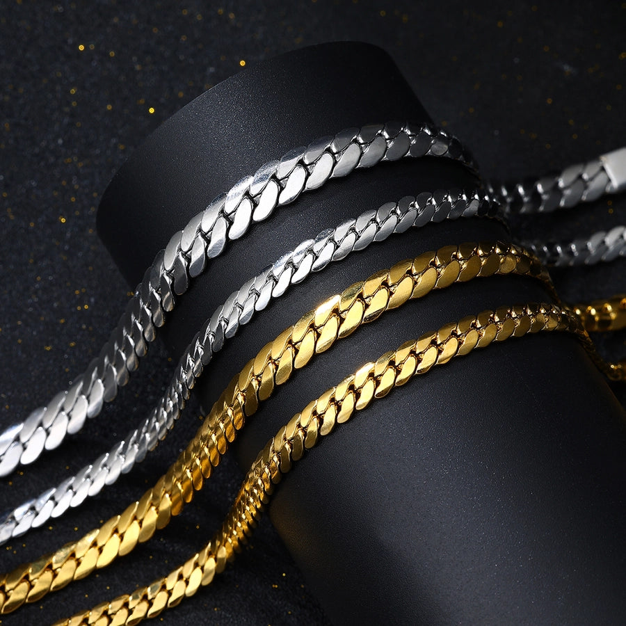 Classic Style Solid Color 304 Stainless Steel  Bracelets In Bulk Stainless Steel Bracelets