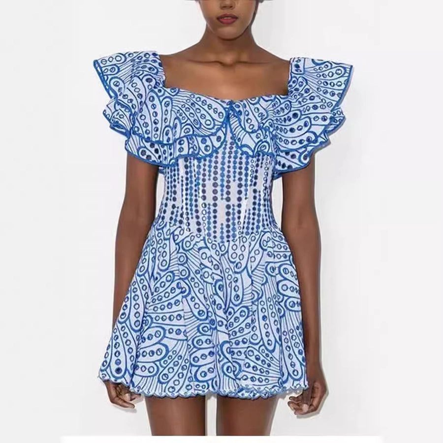 Women's Sheath Dress Vacation Simple Style Boat Neck Short Sleeve Solid Color Above Knee Holiday