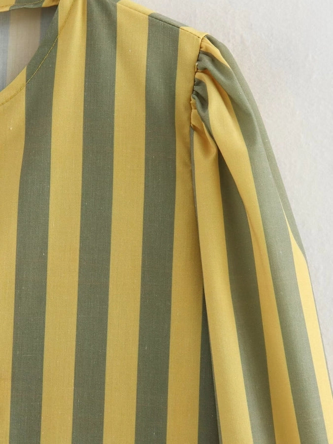 Women's Blouse Long Sleeve Blouses Vacation Simple Style Multicolor