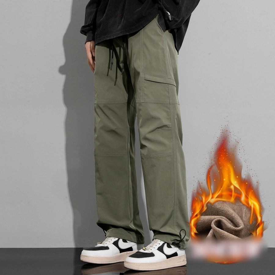 Men's Solid Color Casual Loose Men's Bottoms