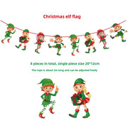 Christmas Elf Pull Flag