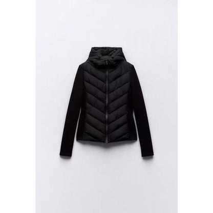 Women's Vacation Simple Style Solid Color Zipper Coat cotton clothes
