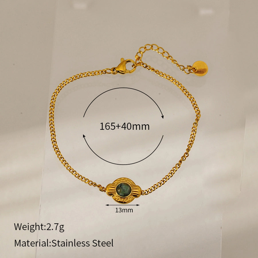 Elegant Luxurious Simple Style Geometric 304 Stainless Steel cable chain Bracelets In Bulk Stainless Steel Bracelets