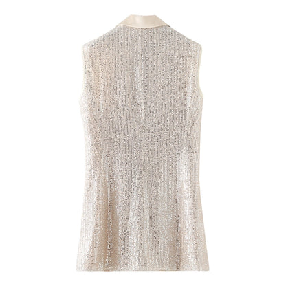 Women's Sleeveless Tank Tops Pocket Elegant Solid Color