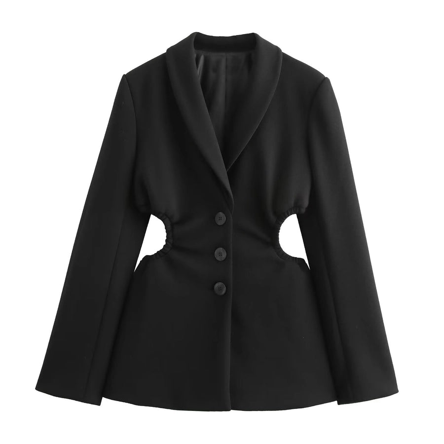 Women's Blazer Long Sleeve Blazers Formal Solid Color