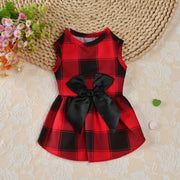 Tartan Skirt Red