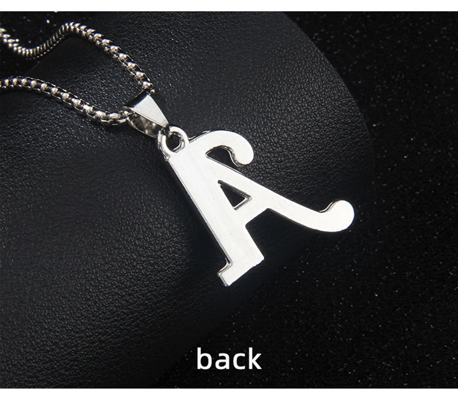 Simple Style letter 201 Stainless Steel Zinc alloy Unisex Pendant Necklace