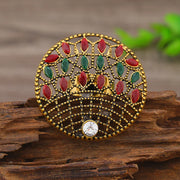 Red Dark Green Ancient & Gold (X805)