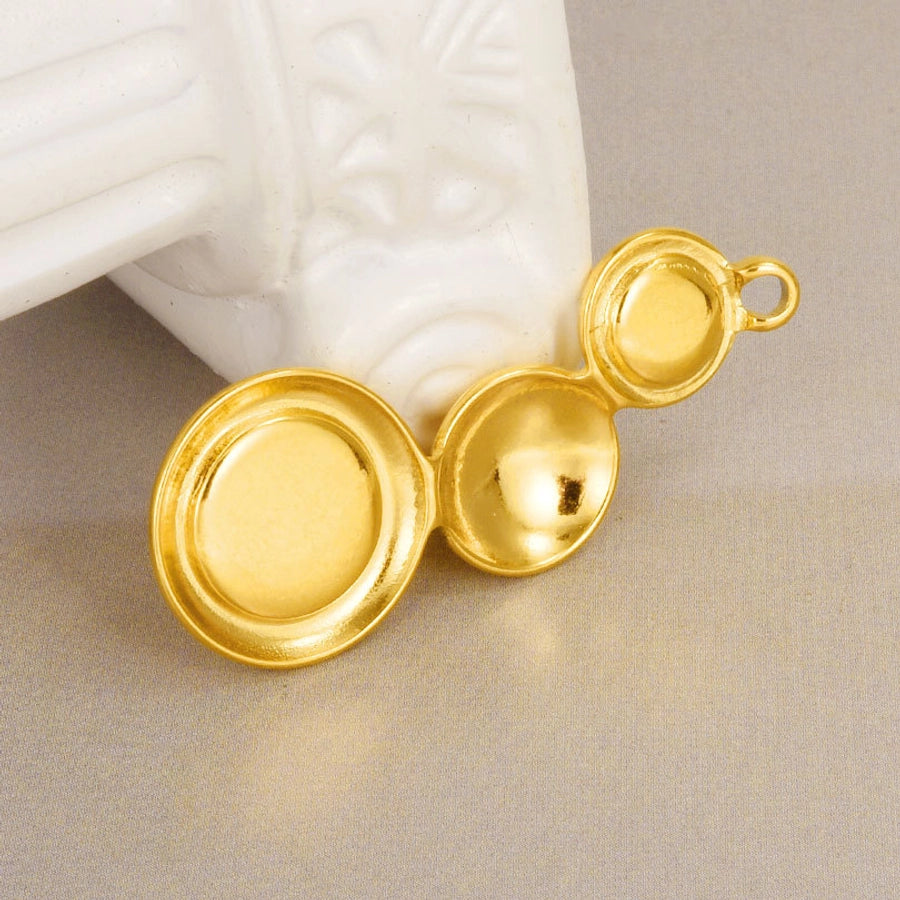 1 Piece 35*15mm 304 Stainless Steel 18K Gold Plated Geometric Pendant Jewelry Accessories