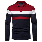 Navy blue + red
