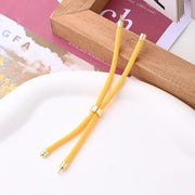 Round Buckle Golden Yellow Rope (Gold)