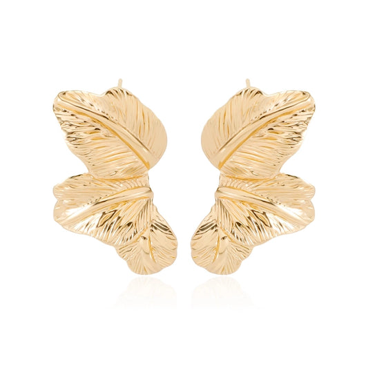 1 Pair Exaggerated Simple Style Geometric Alloy Ear Studs